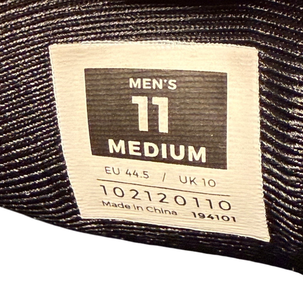KURU Atom Men's 11 Black White Sneakers Running Walking Shoes - Picture 15 of 16